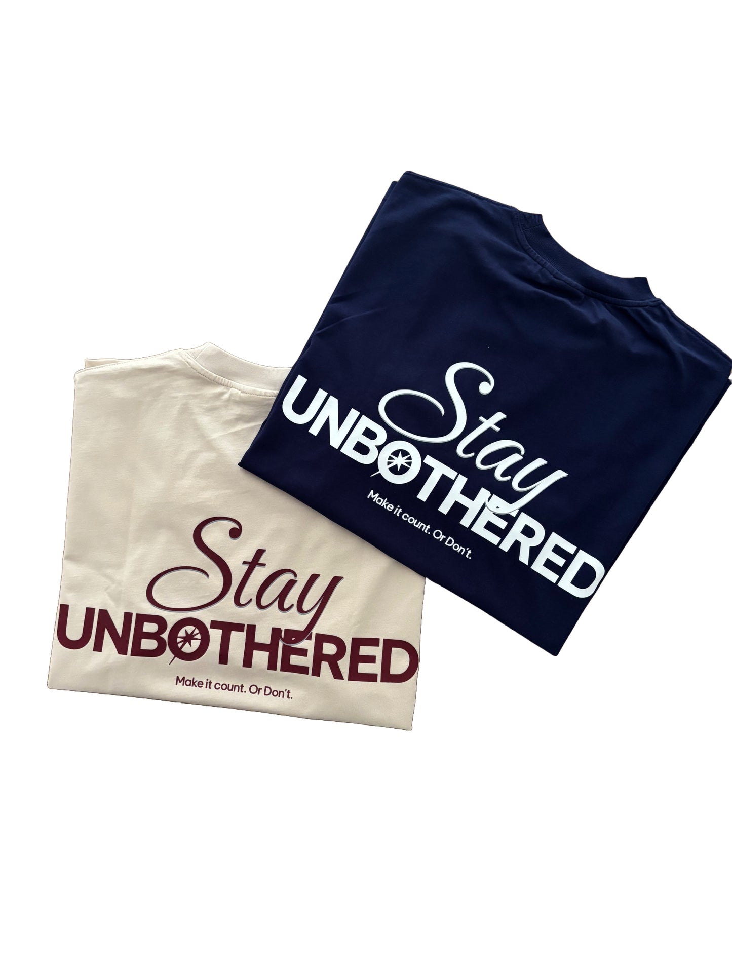 Stay Unbothered T-shirt Beige