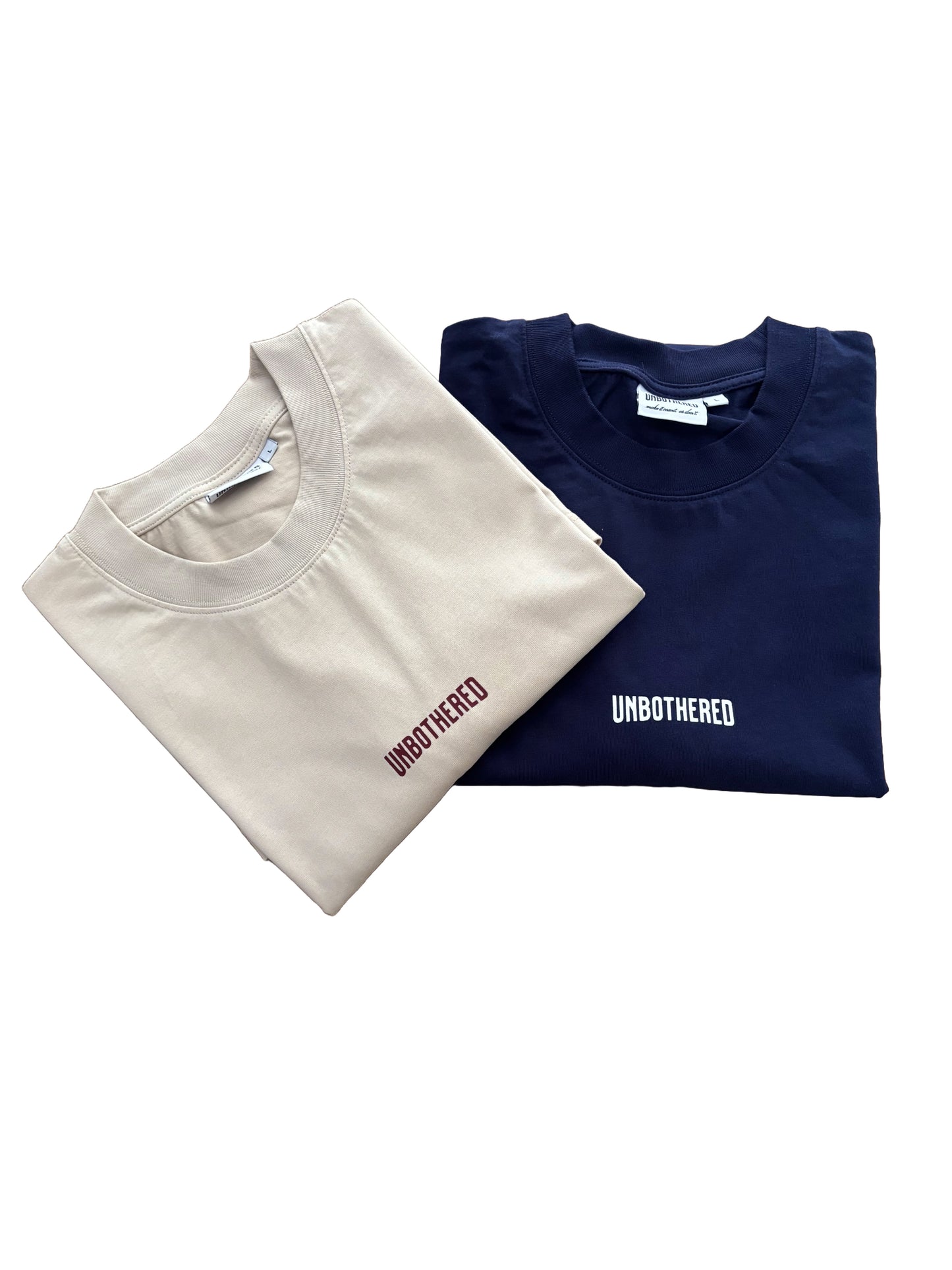 Stay Unbothered T-shirt Beige