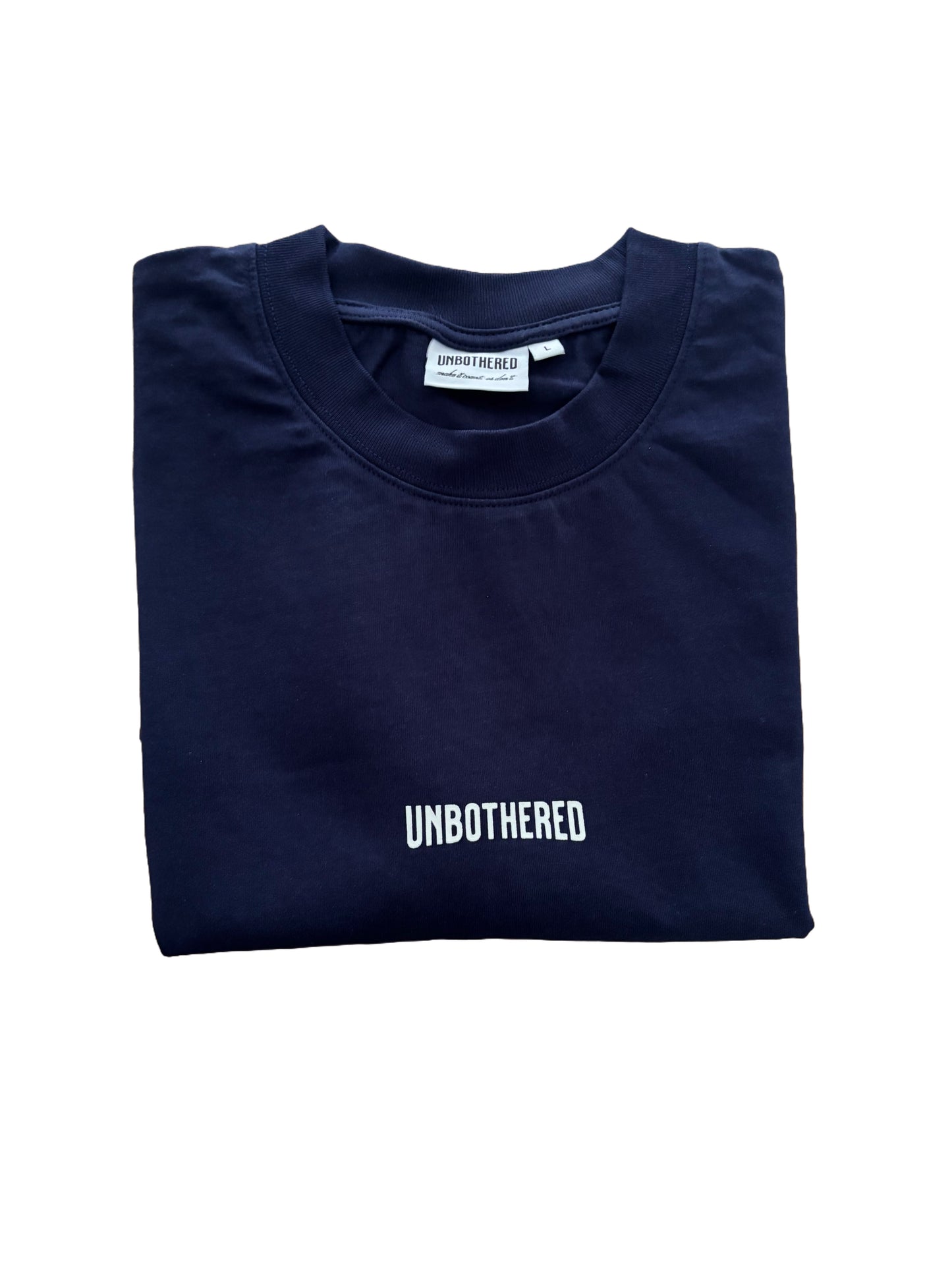 Stay Unbothered T-shirt Navy