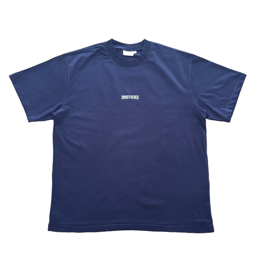 Stay Unbothered T-shirt Navy