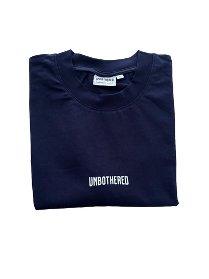 Stay Unbothered T-shirt Navy